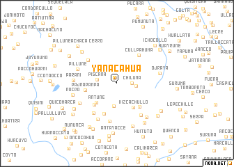 map of Yanacahua