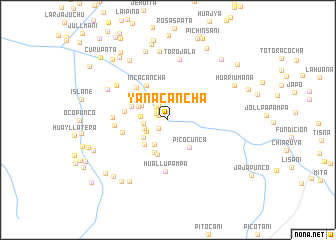 map of Yanacancha