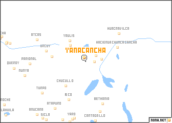 map of Yanacancha