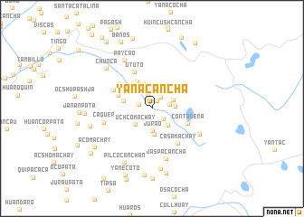 map of Yanacancha