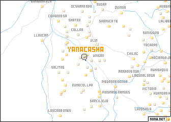 map of Yanacasha