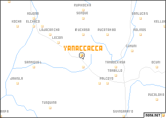 map of Yanaccacca