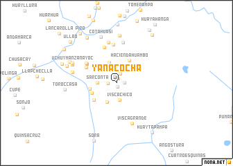 map of Yana Cocha