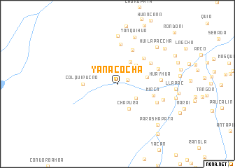 map of Yanacocha