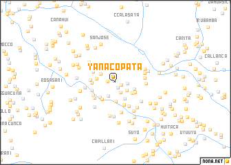 map of Yanaco Pata