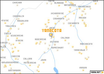 map of Yanacota