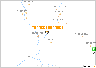 map of Yanacoto Grande