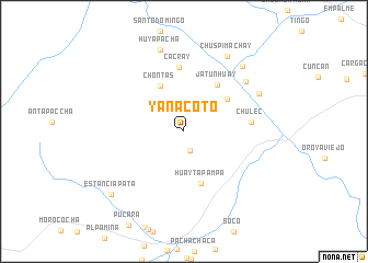 map of Yanacoto