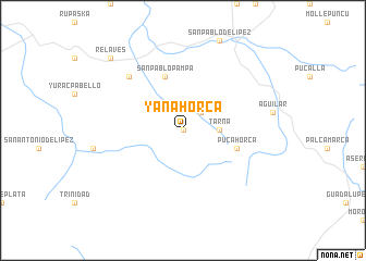 map of Yanahorca