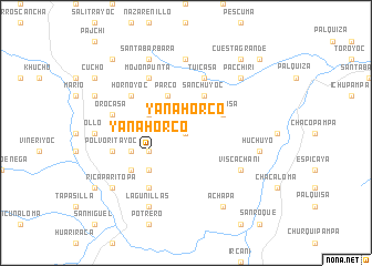 map of Yanahorco