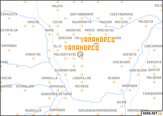 map of Yanahorco