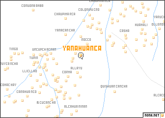 map of Yanahuanca