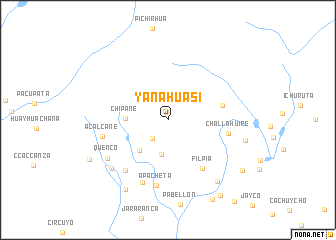 map of Yanahuasi