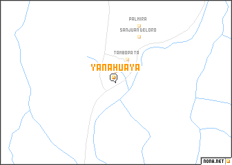 map of Yanahuaya