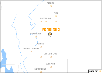 map of Yanaigua