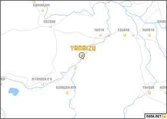 map of Yanaizu