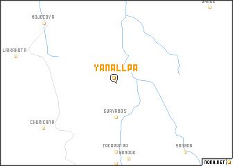 map of Yanallpa