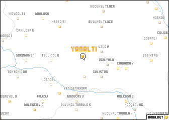 map of Yanaltı