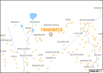 map of Yanamarca