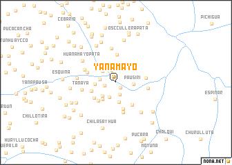 map of Yanamayo