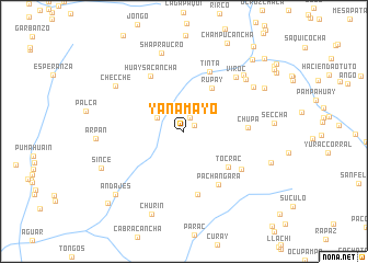 map of Yanamayo