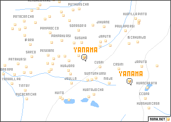 map of Yanama