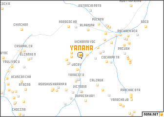 map of Yanama