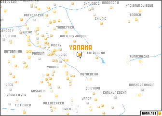 map of Yanama