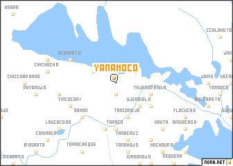 map of Yanamoco