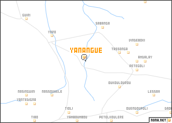 map of Yanangué