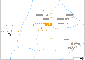 map of Yanantifla