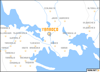 map of Yanaoco