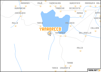 map of Yana-orcco