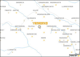 map of Yana Orko