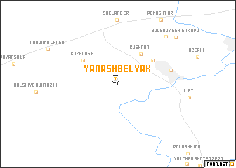 map of Yanash-Belyak