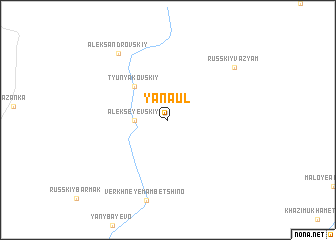 map of Yanaul