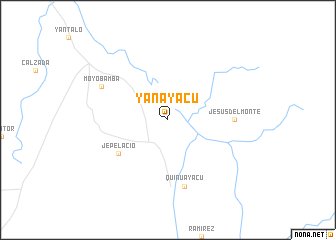 map of Yana-yacu