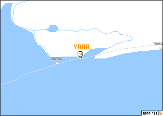 map of Yana