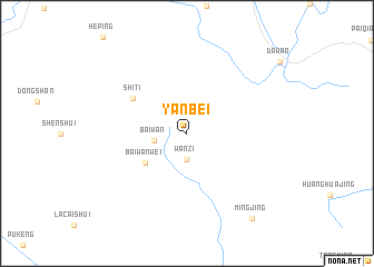 map of Yanbei