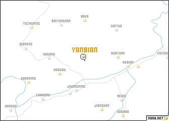 map of Yanbian