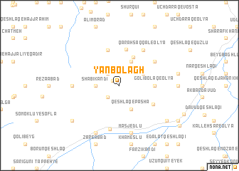 map of Yānbolāgh