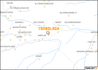 map of Yān Bolāgh