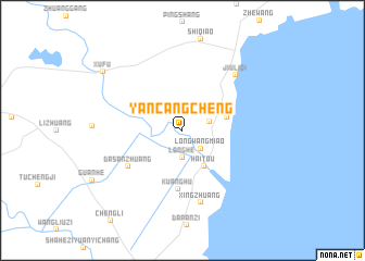 map of Yancangcheng