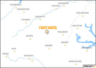 map of Yanchang