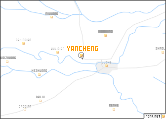 map of Yancheng