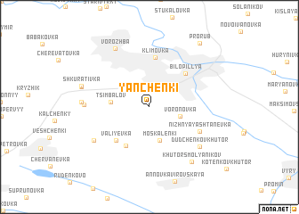 map of Yanchenki
