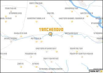 map of Yanchenovo