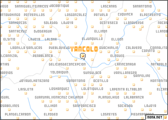 map of Yancolo