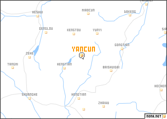 map of Yancun