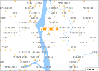 map of Yandabin